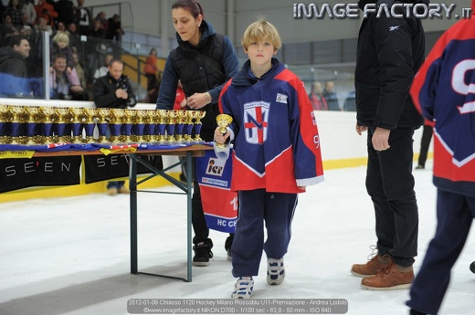 2012-01-08 Chiasso 1120 Hockey Milano Rossoblu U11-Premiazione - Andrea Lodolo